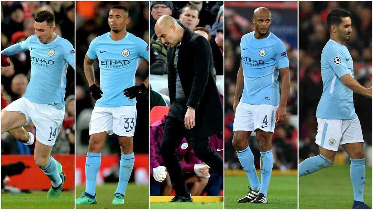 Главные виновники Манчестер Сити в поражении от Ливерпуля