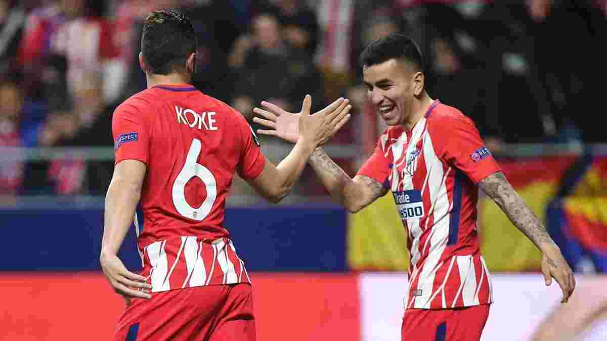 Атлетико – Спортинг: Коке забил самый быстрый гол Атлетико в еврокубках