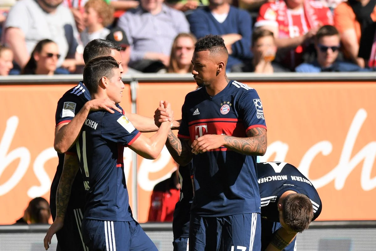 Радость игроков Баварии