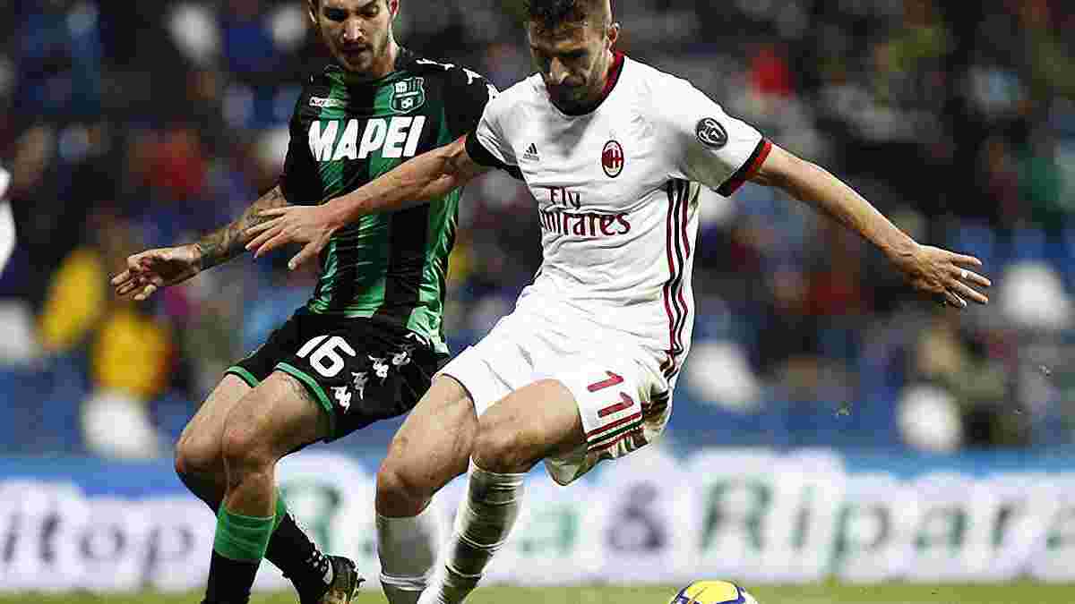Милан – Сассуоло – 1:1 – видео голов и обзор матча