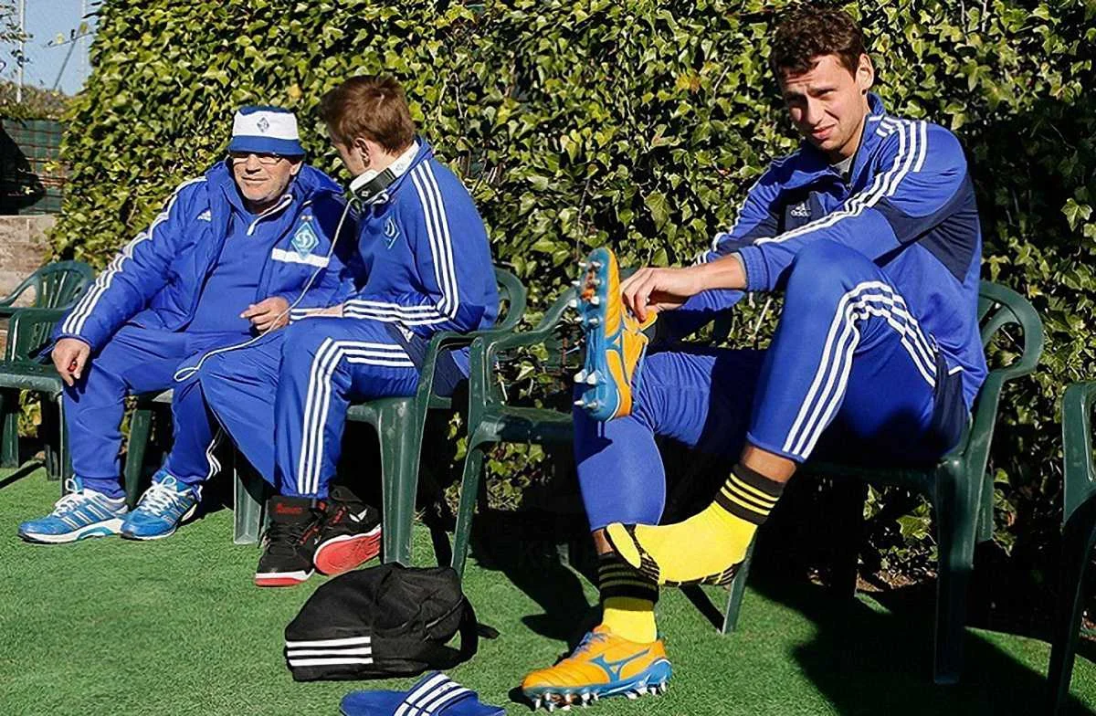 Олександр Чубаров (крайній зліва) / фото: ФК Динамо