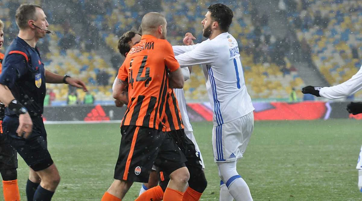 Шахтар – Динамо: букмекери приймають ставку на бійку у матчі