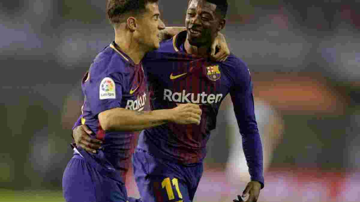 Сельта – Барселона: 145-миллионный Дембеле эффектно забил дебютный гол в Примере за 13 матчей