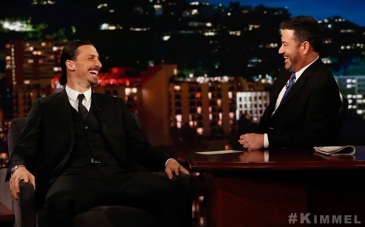 Златан Ибрагимович в гостях у Джимми Киммеля