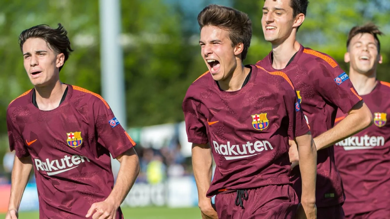 Юношеская Лига УЕФА, 1/2: Манчестер Сити – Барселона – 4:5 – видео голов и обзор матча