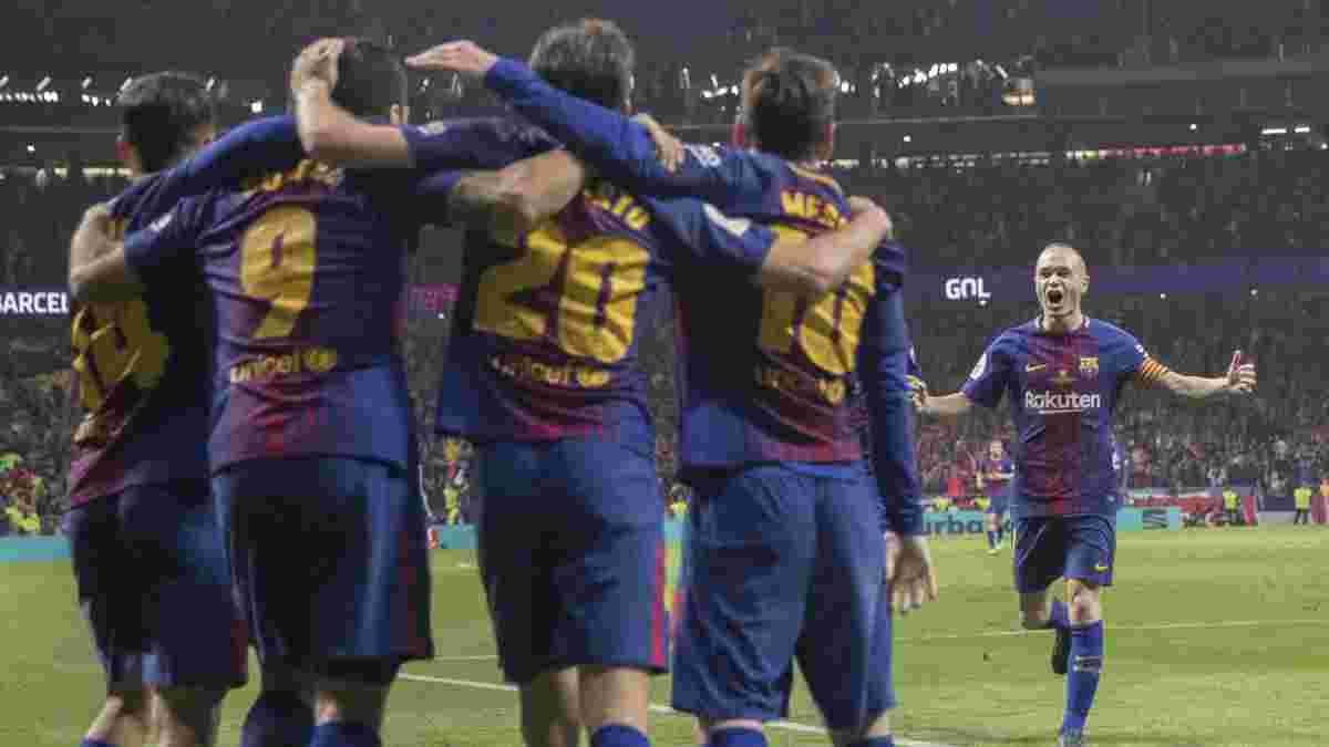 Барселона повторила рекорд 100-летней давности в финале Кубка Испании