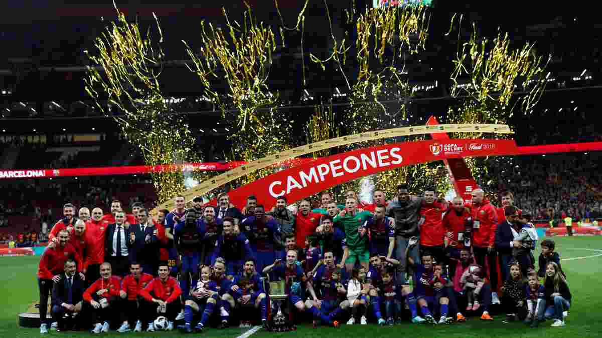 Барселона показала круте відео святкування перемоги у Кубку Іспанії 