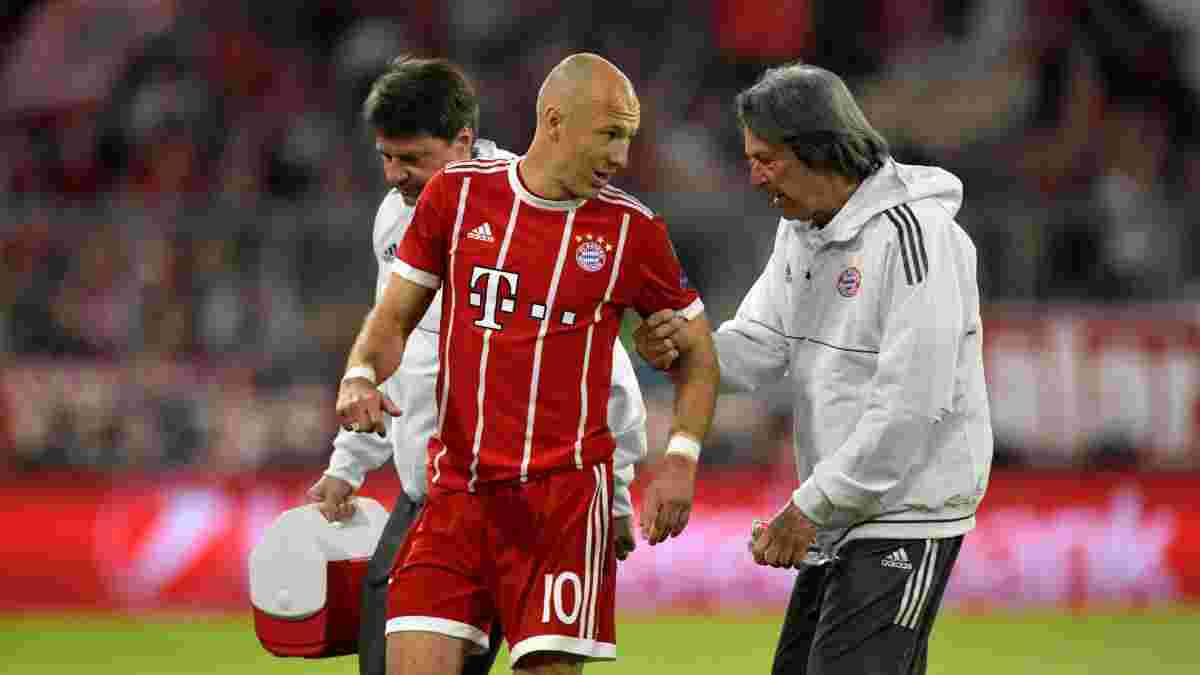 Баварія – Реал: Роббен травмувався вже на 5-й хвилині