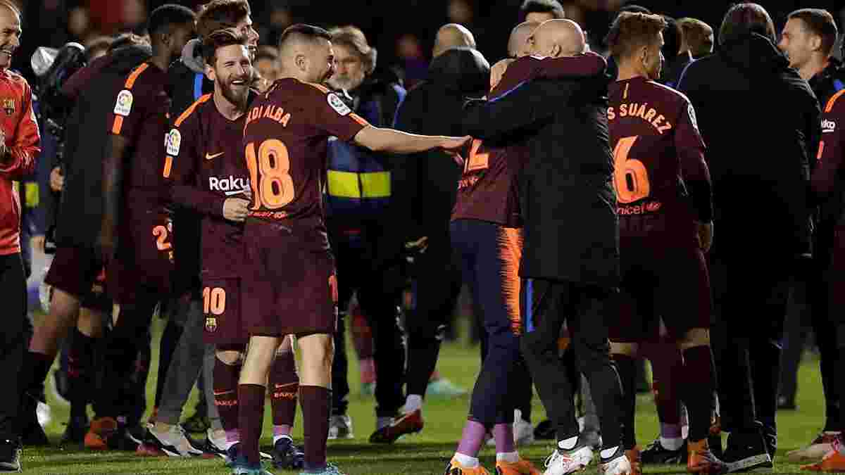Барселона показала, як святкувала 25-е чемпіонство Іспанії 