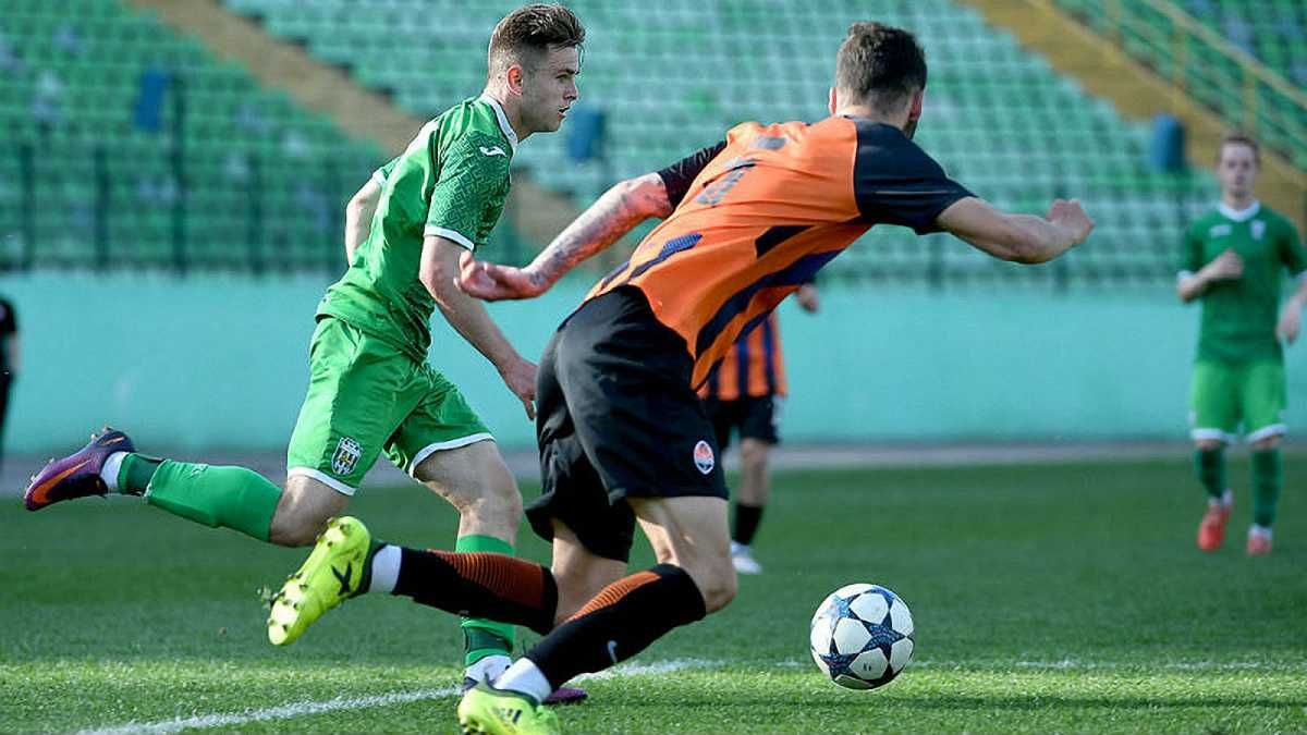 Карпати U-19 в матчі проти Шахтаря / фото: ФК Карпати
