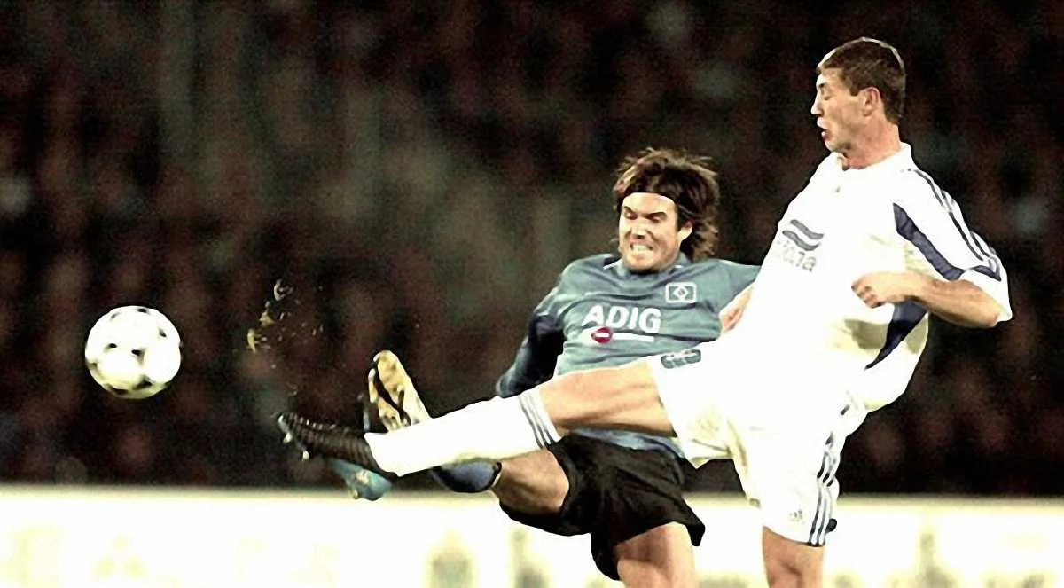 Олександр Рикун у матчі проти Гамбурга