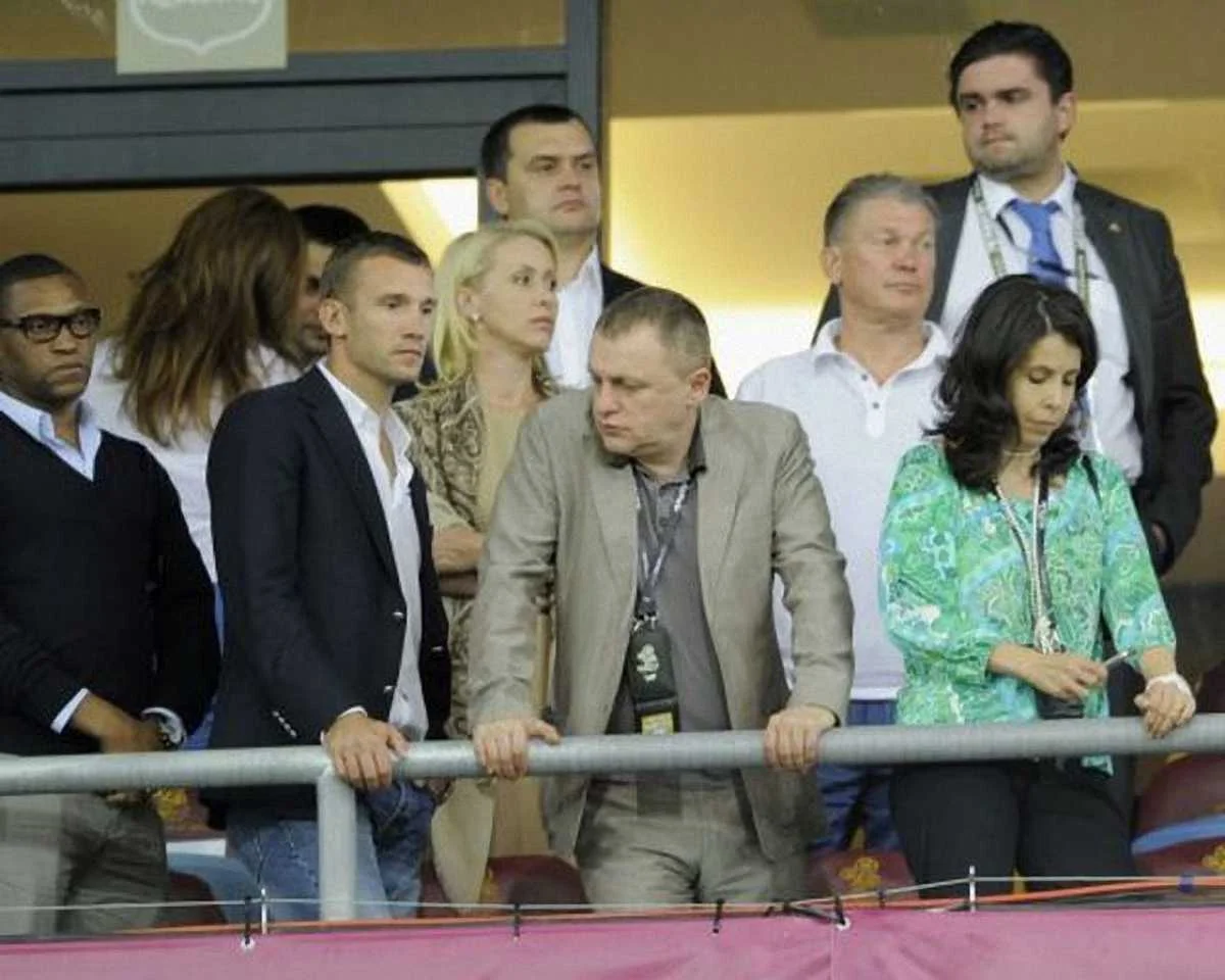 Игорь Суркис рядом с Андреем Шевченко / фото П. Кубанов