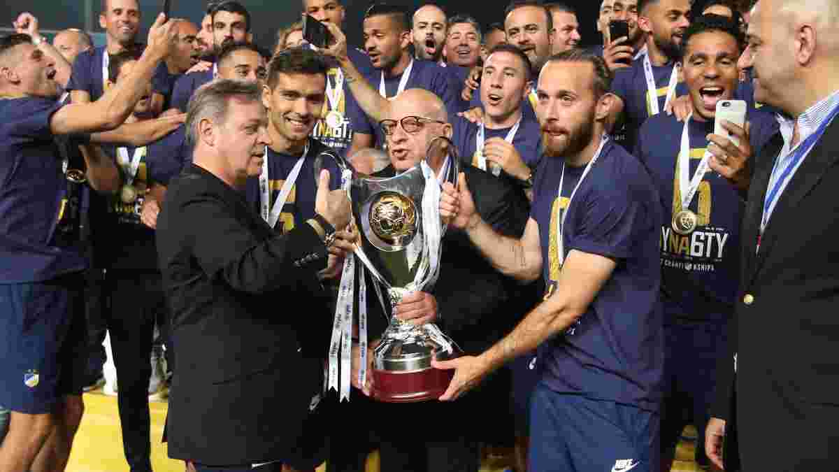АПОЕЛ вшосте поспіль виграв чемпіонат Кіпру