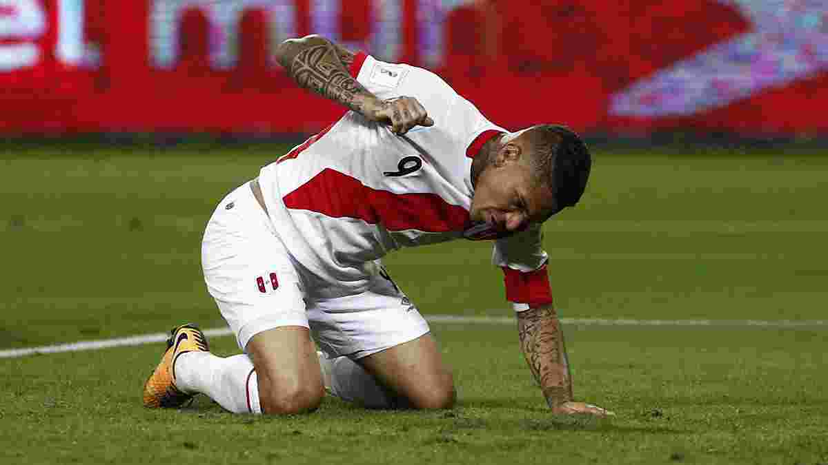 CAS дисквалифицировал Герреро на 14 месяцев – капитан сборной Перу пропустит ЧМ-2018
