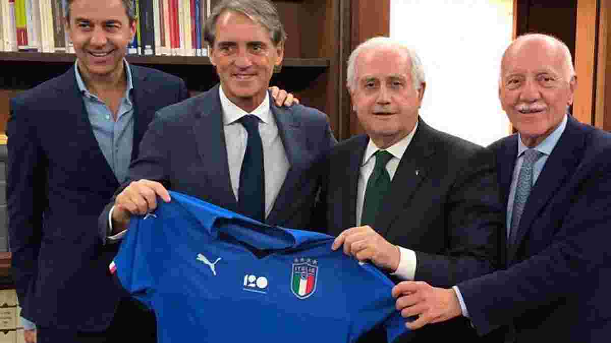 Манчіні офіційно став головним тренером збірної Італії