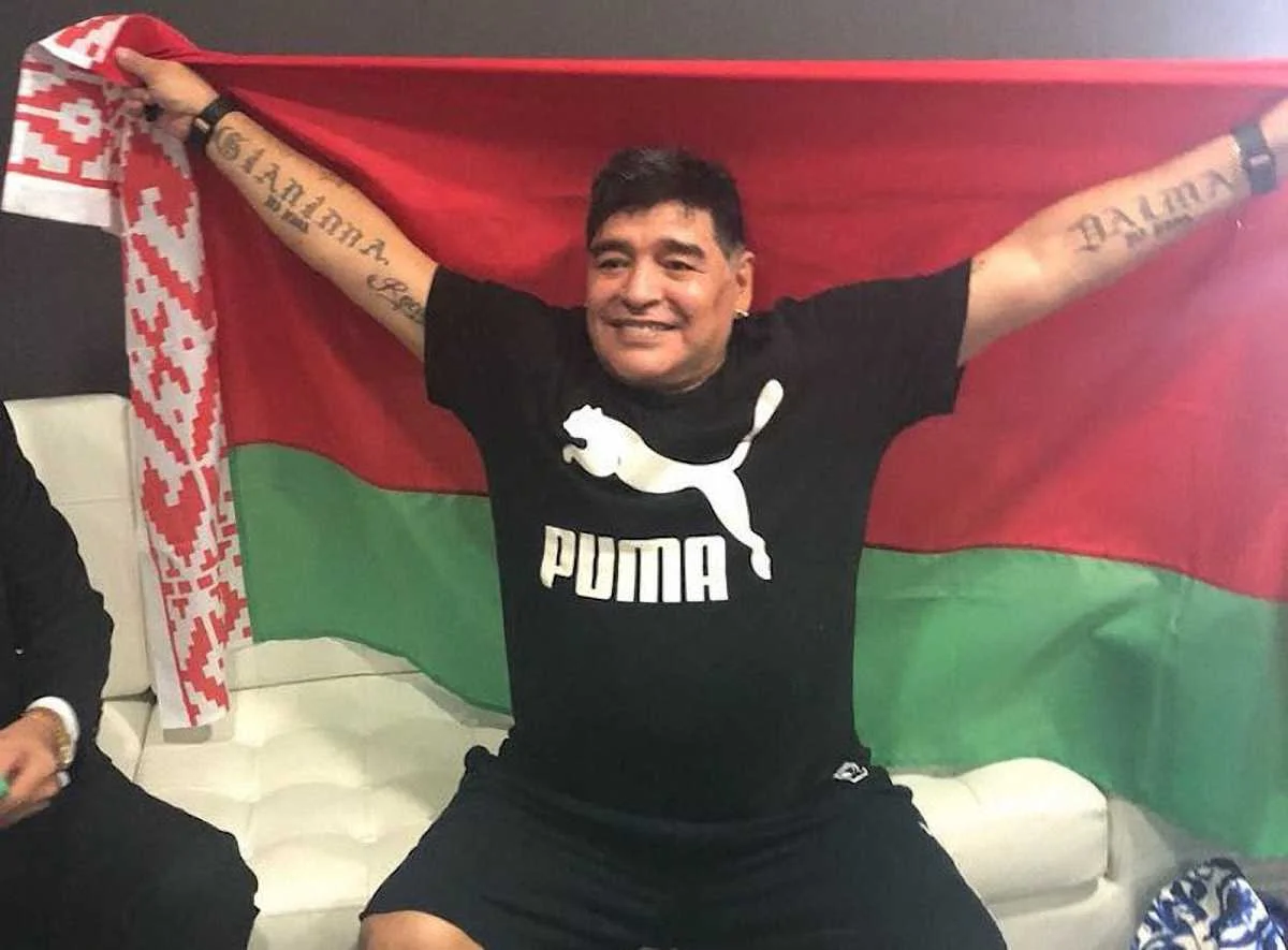 Диего Марадона / фото: Twitter ФК Динамо Брест