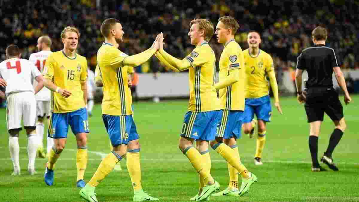 ЧМ-2018: сборная Швеции объявила окончательную заявку на турнир
