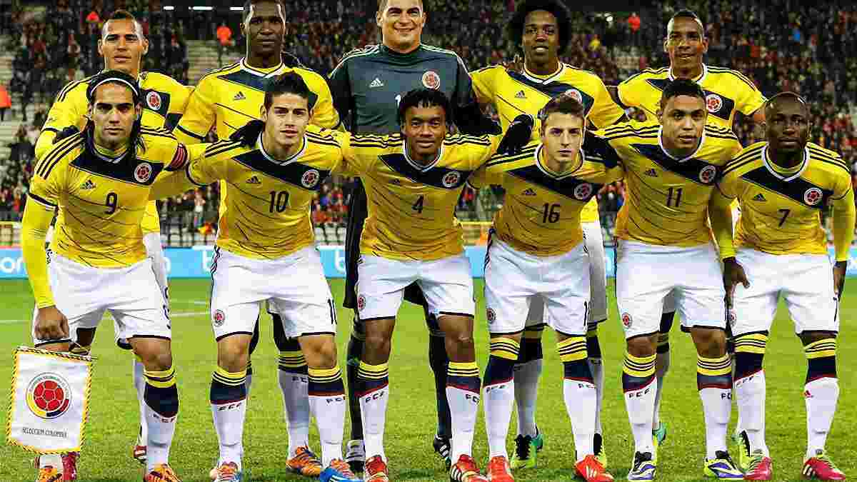 ЧС-2018: збірна Колумбії назвала розширену заявку на турнір