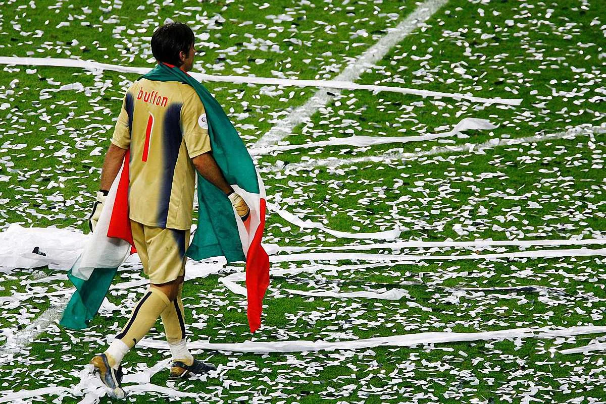 Буффон після перемоги на ЧС-2006