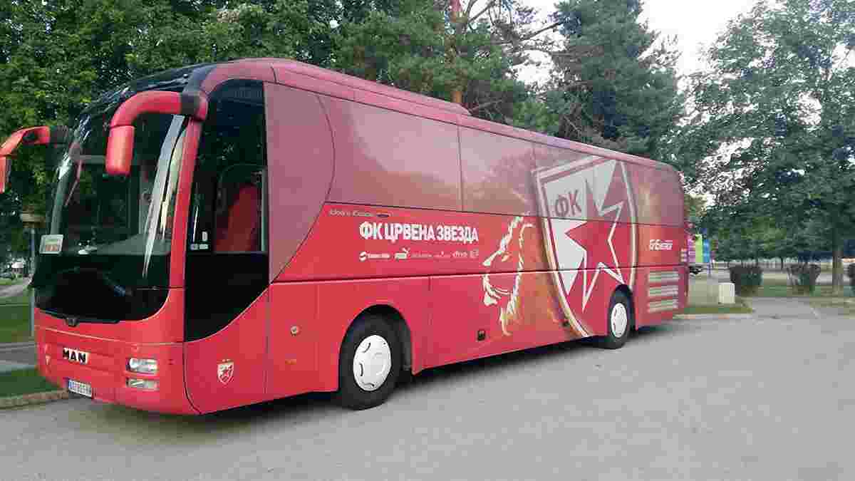 Автобус Црвени Звезди загорівся під час чемпіонського параду