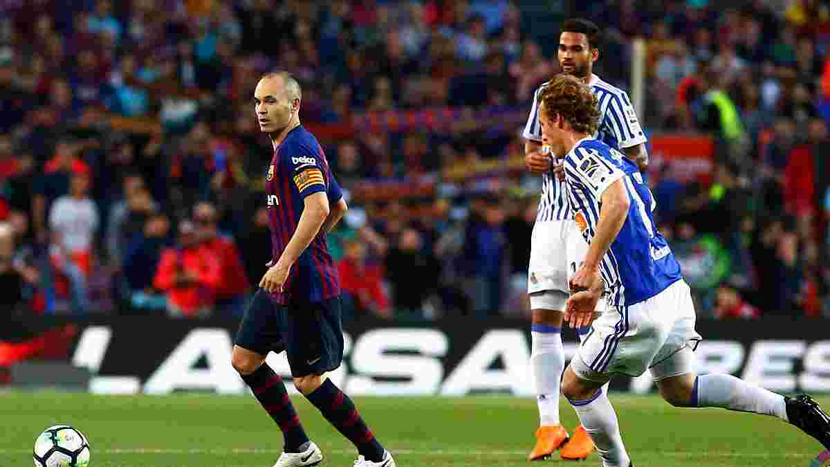Барселона в останньому матчі Іньєсти на Камп Ноу перемогла Реал Сосьєдад