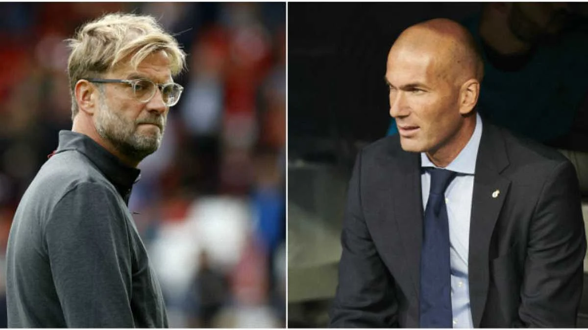 Зінедін Зідан та Юрген Клопп / фото: Marca
