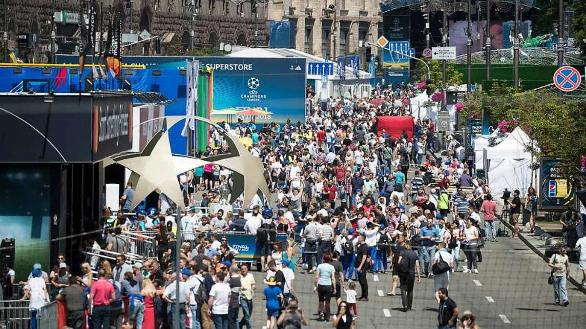 Фан-зона Киева / фото из соцсетей