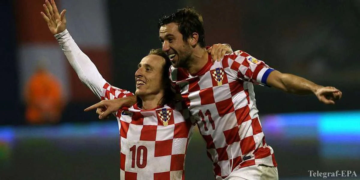 Лука Модрич и Дарио Срна / Фото Телеграф