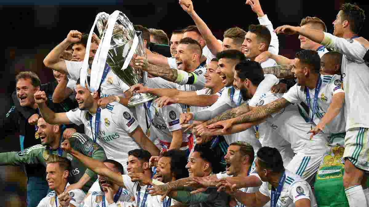 Реал отпраздновал победу в Лиге чемпионов в раздевалке НСК Олимпийский
