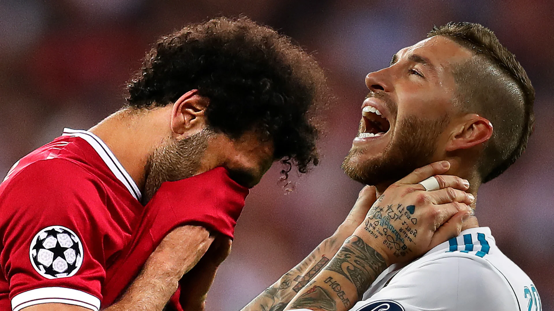 Мохамед Салах і Серхіо Рамос / фото Goal.com