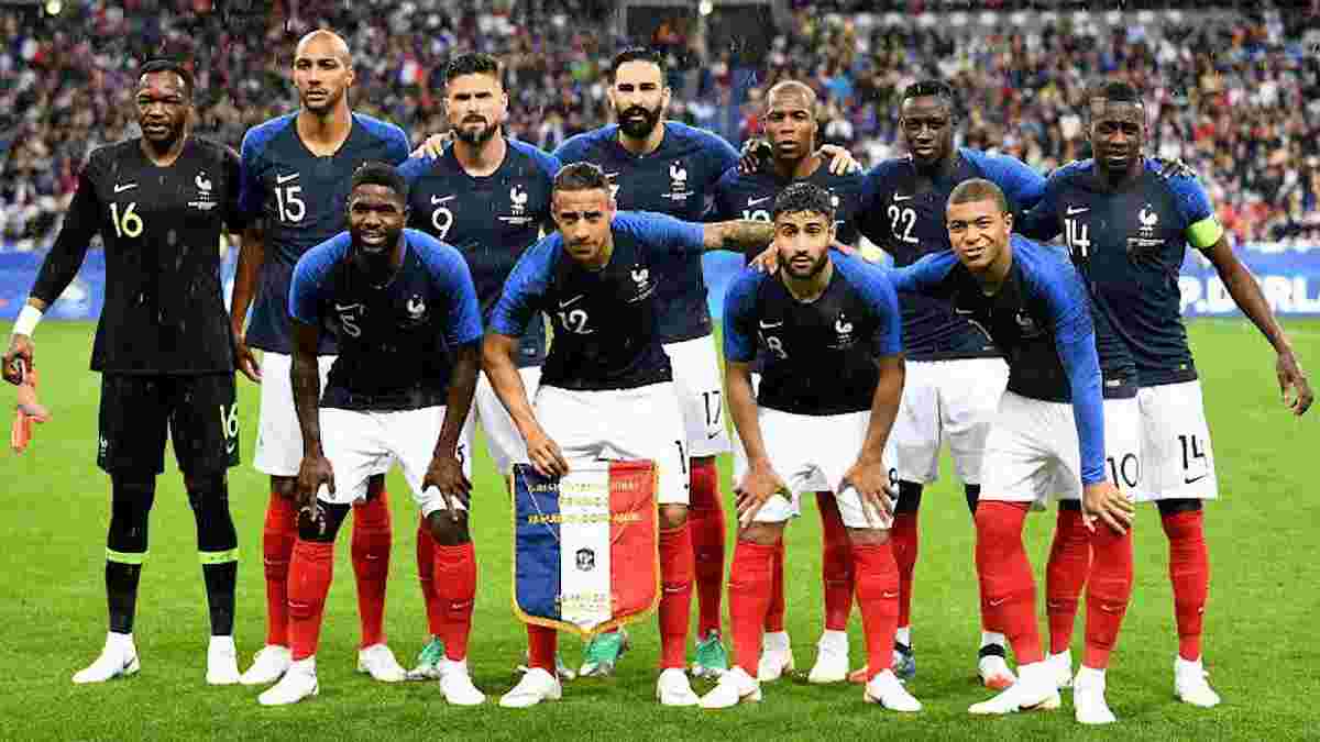 ЧС-2018: збірна Франції назвала остаточну заявку