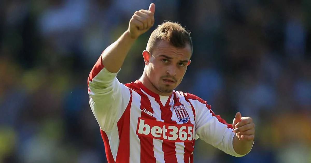 Джердан Шакірі / фото: ФК Сток Сіті