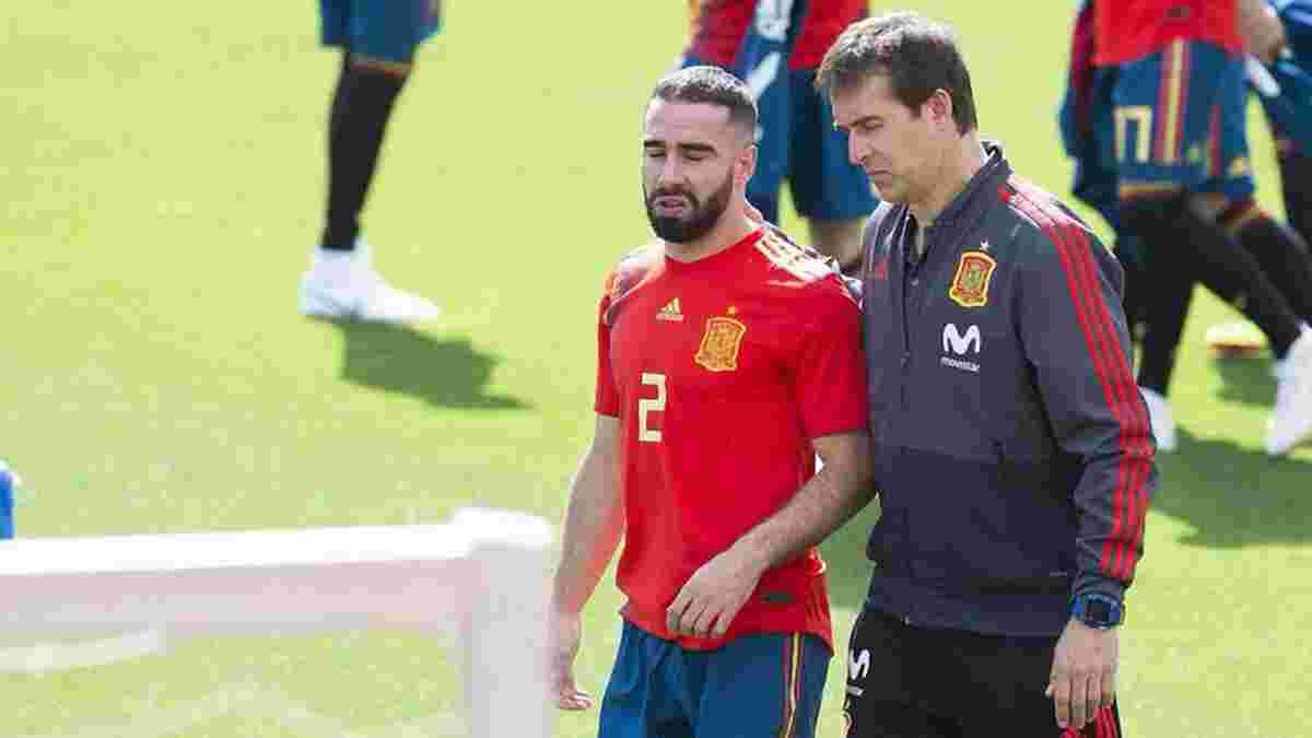 Карвахаль вернулся к тренировкам в основной группе сборной Испании
