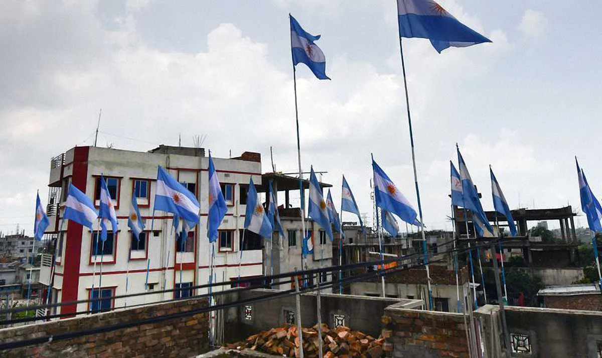 Тюрьма в городе Пуэрто-Мадрин / AFP