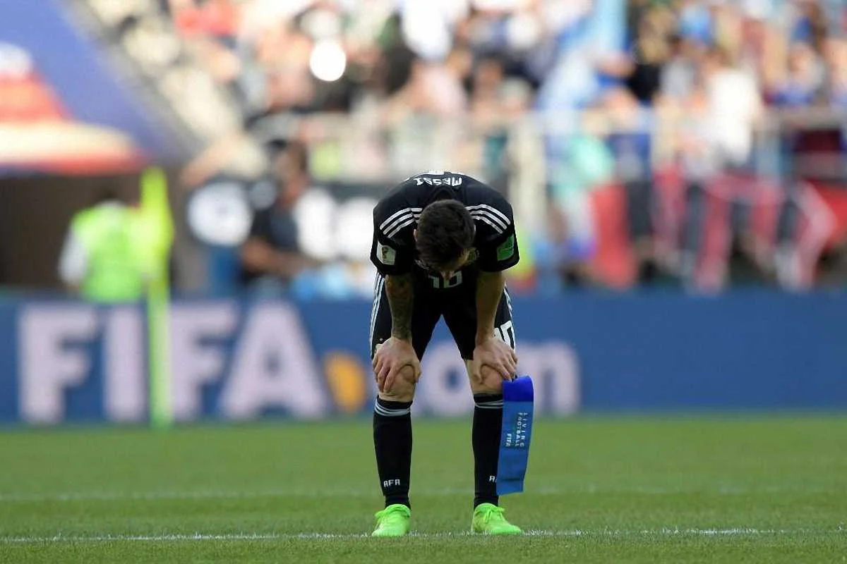 Реакція Мессі на нічию у матчі Аргентина – Ісландія