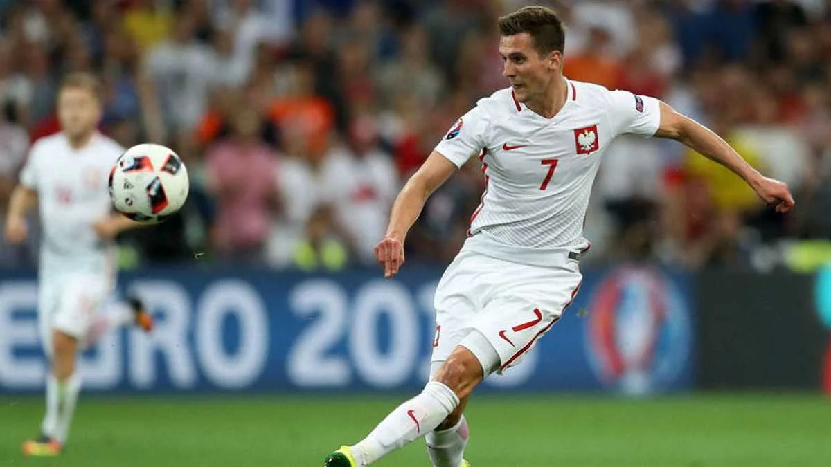 Аркадиуш Милик / фото: Твиттер сборной Польши