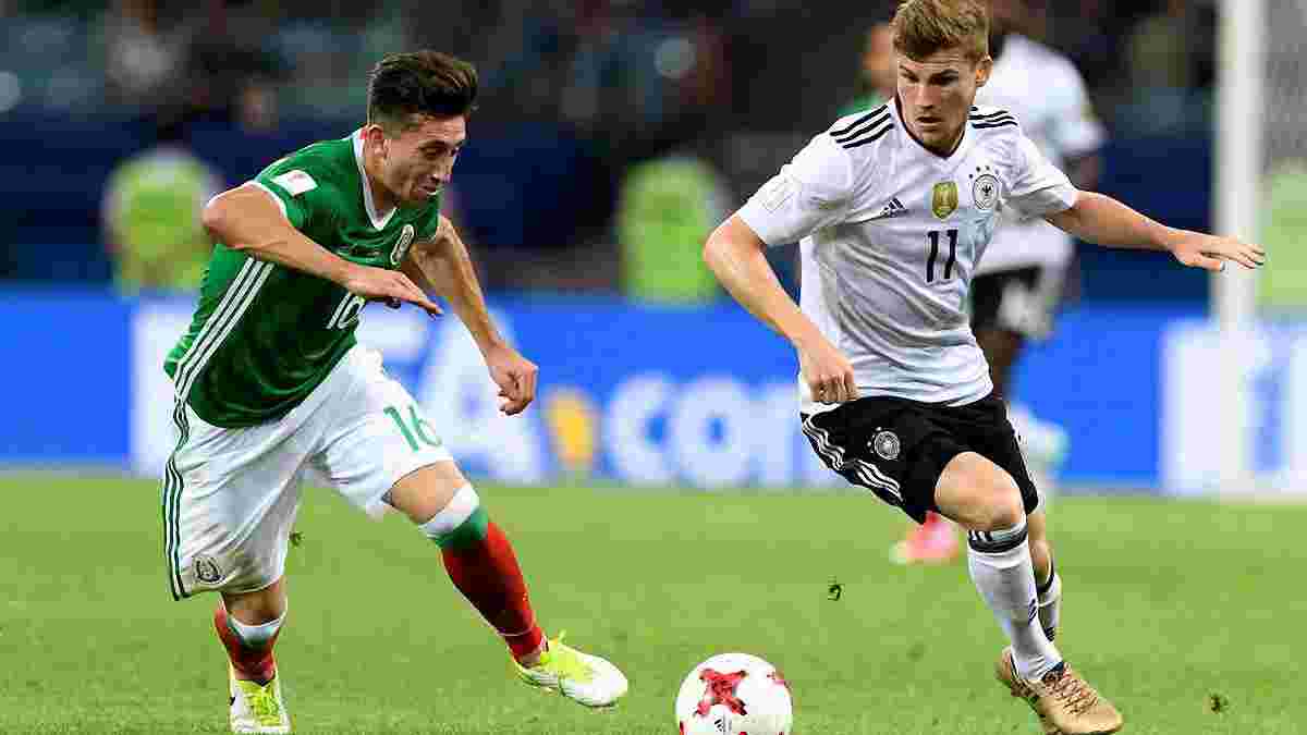 ЧМ-2018: Германия впервые за 36 лет не выиграла первый матч, Мексика впервые обыграла Бундестим