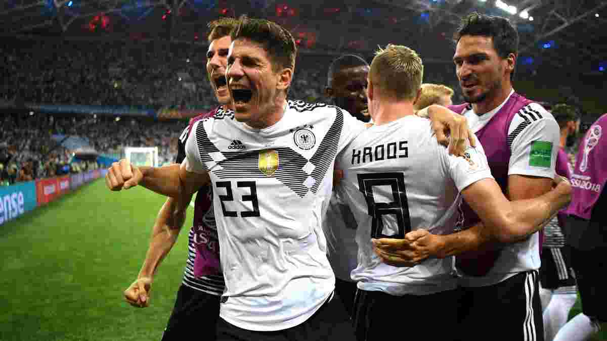 Германия – Швеция – 2:1 – видео голов и обзор матча