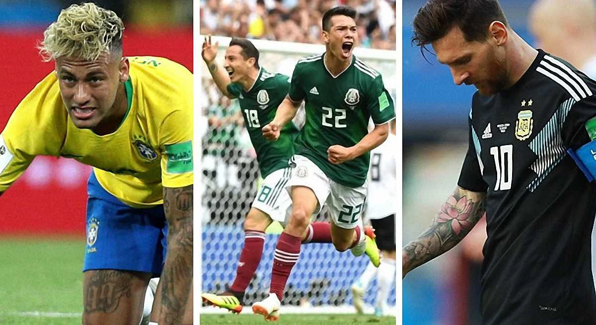 Неймар та Мессі у розпачі, Мексика – на коні