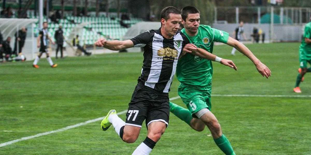 Максим Дегтярьов (ліворуч) / фото: ФК Полтава