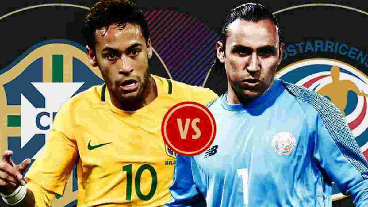 Бразилия – Коста-Рика: онлайн-трансляция матча ЧМ-2018 – как это было
