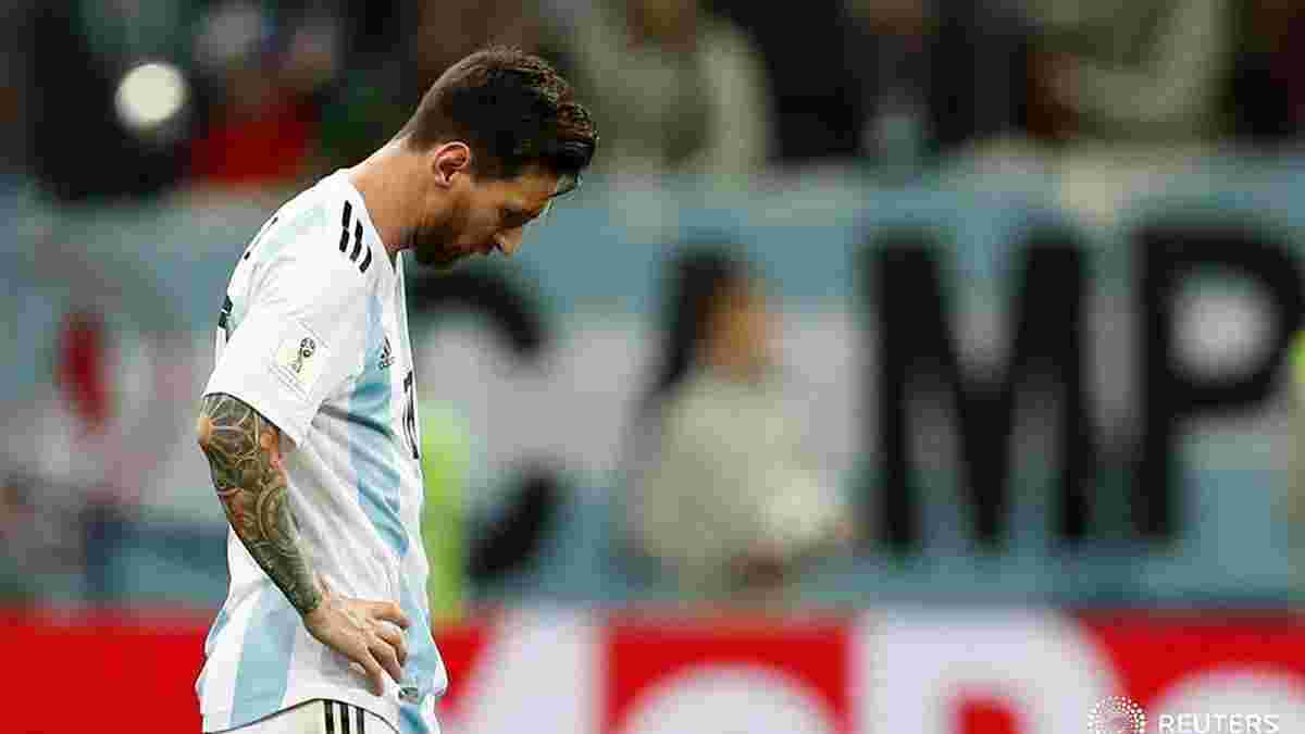 ЧМ-2018: Аргентина впервые с 1974 не победила в стартовых двух матчах