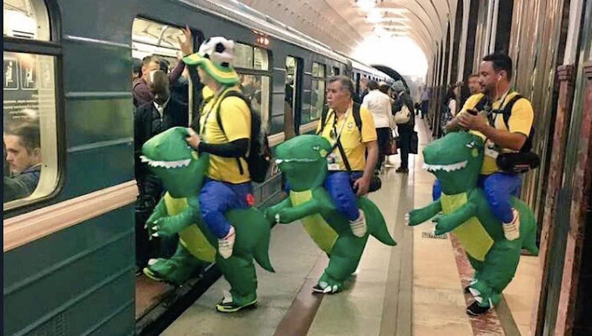 Бразильські фанати у Росії