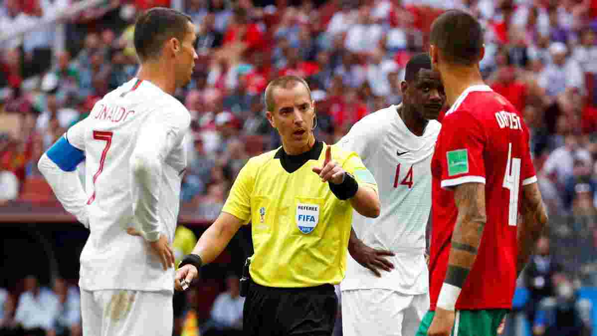 "Судья просил футболку у Роналду" – ФИФА ответила на обвинения игрока Марокко