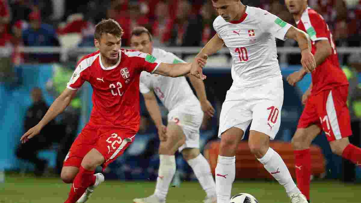 ЧМ-2018: Сербия подаст протест на судейство в матче со Швейцарией
