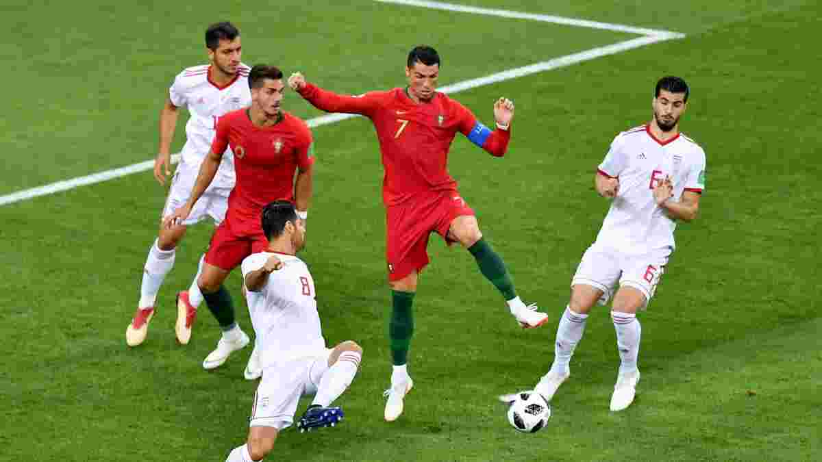 ЧМ-2018 Иран – Португалия: пиренейцы упустили победу и первое место в группе, но вышли в плей-офф