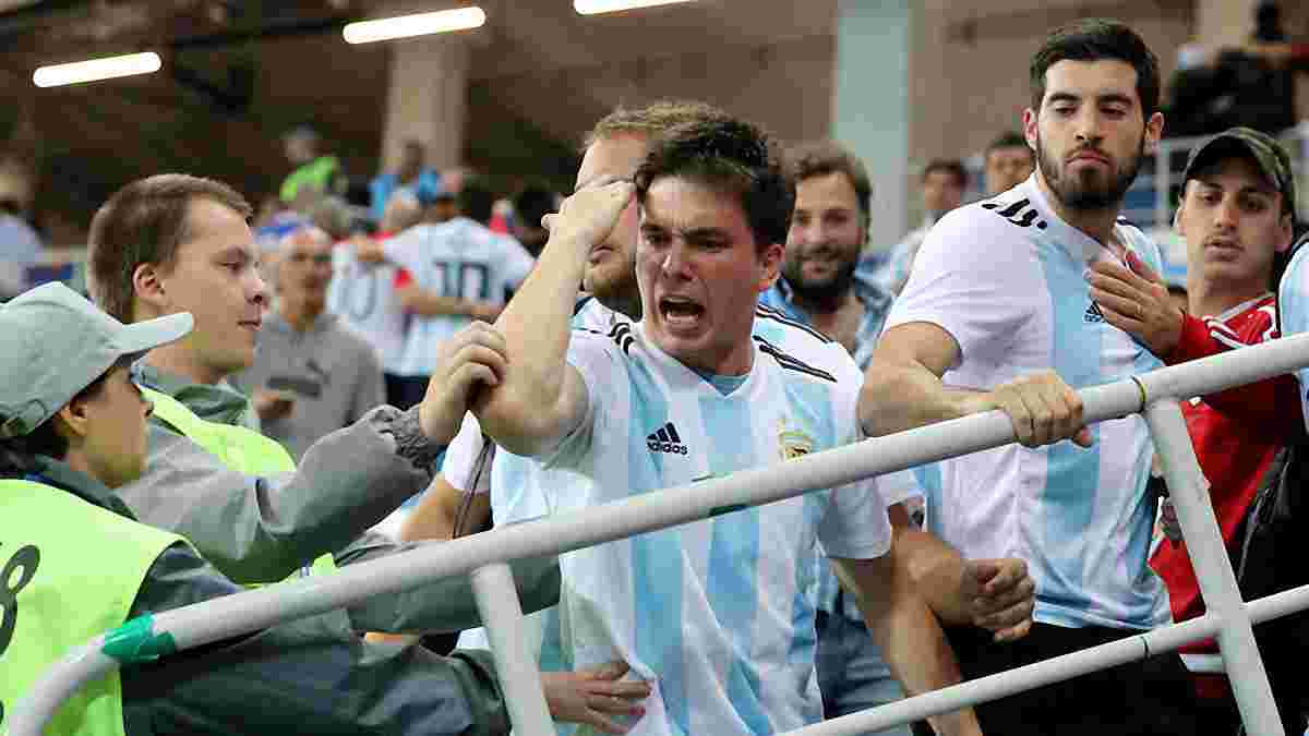 ЧС-2018: Аргентина отримала покарання за поведінку фанатів