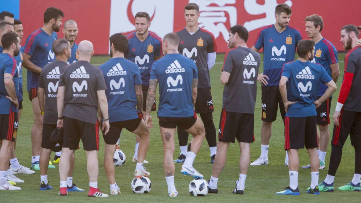 Тренировка сборной Испании / AS