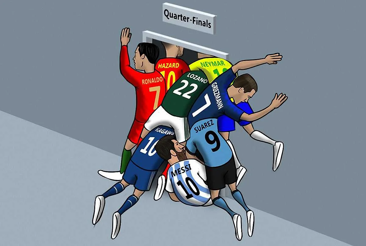 1/8 фіналу ЧС-2018: хто фаворити у букмекерів?