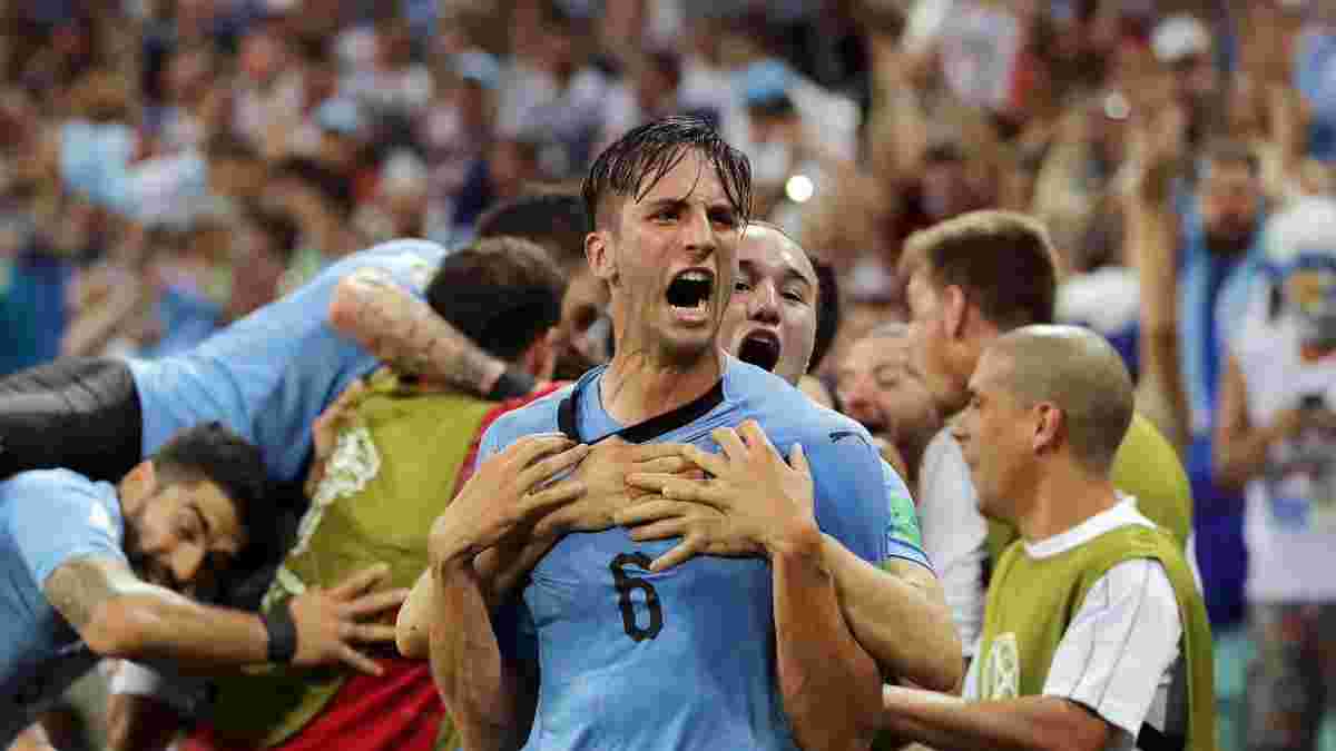 ЧС-2018: гравці Уругваю шалено святкували перемогу над Португалією
